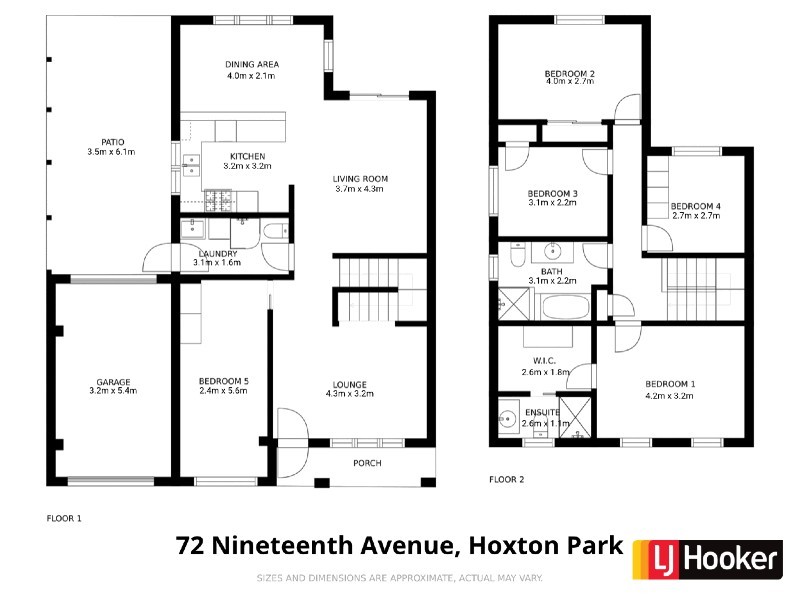 72 Nineteenth Avenue, Hoxton Park NSW 2171 Floorplan