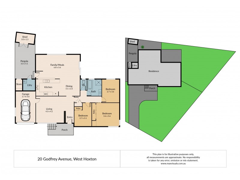 20 Godfrey Avenue, West Hoxton NSW 2171 Floorplan