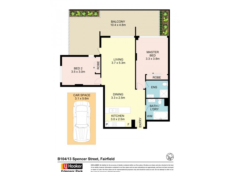 Apartment B104/13 Spencer Street, Fairfield NSW 2165