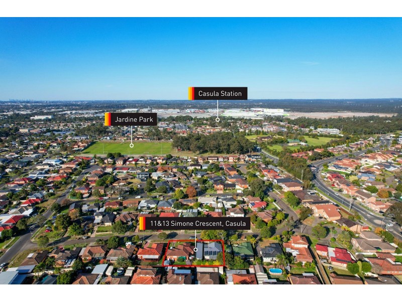 11 and 13 Simone Crescent, Casula NSW 2170