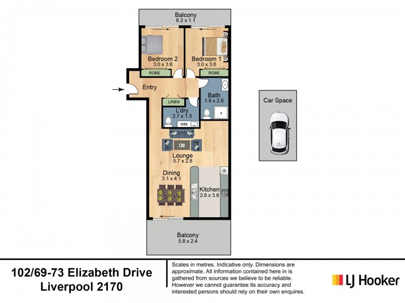 Unit 102/69-73 Elizabeth Drive, Liverpool NSW 2170