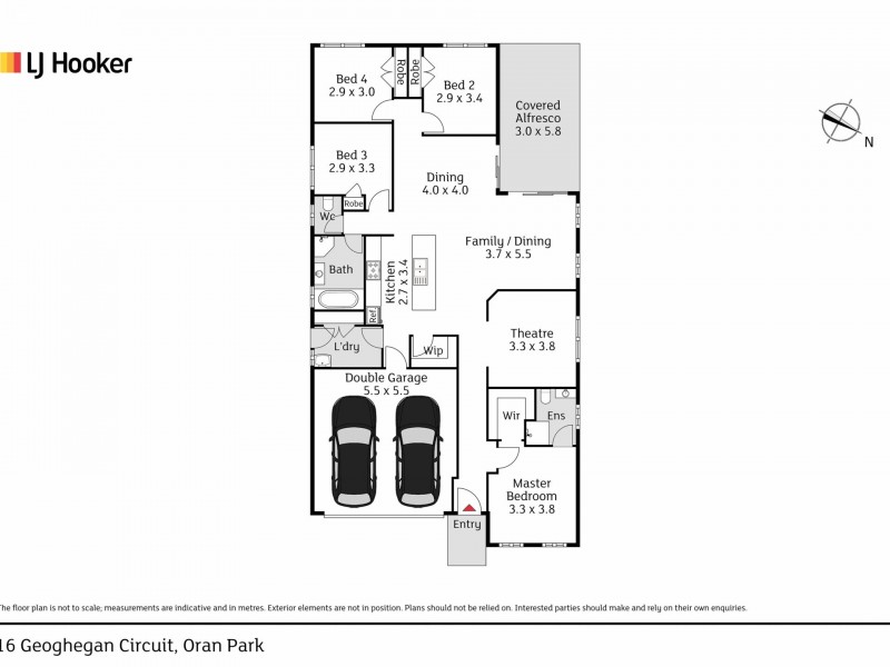 16 Geoghegan Circuit, Oran Park NSW 2570