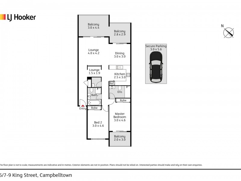 Apartment 5/7-9 King Street, Campbelltown NSW 2560
