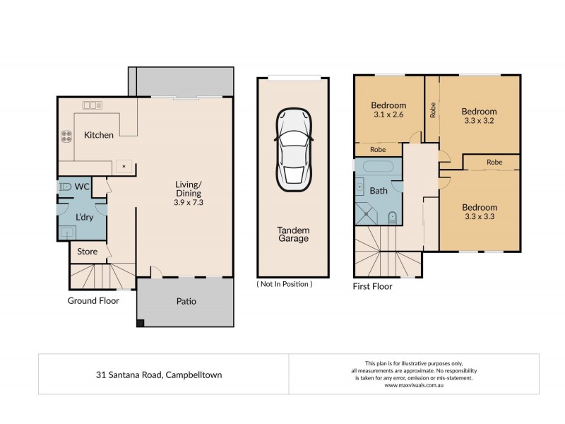 31 Santana Road, Campbelltown NSW 2560 Floorplan