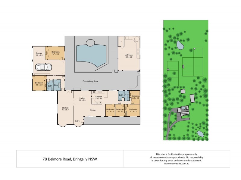 78 Belmore Road, Bringelly NSW 2556 Floorplan