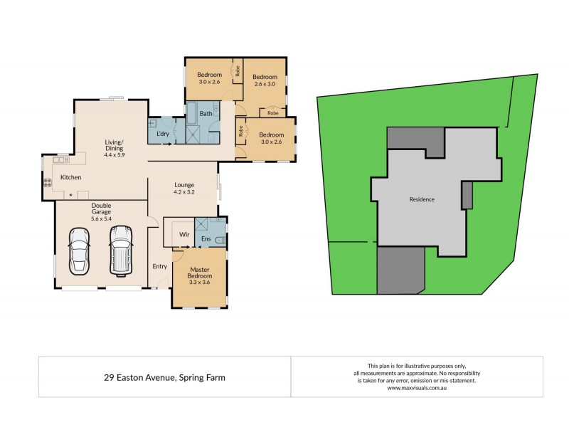 29 Easton Avenue, Spring Farm NSW 2570 Floorplan