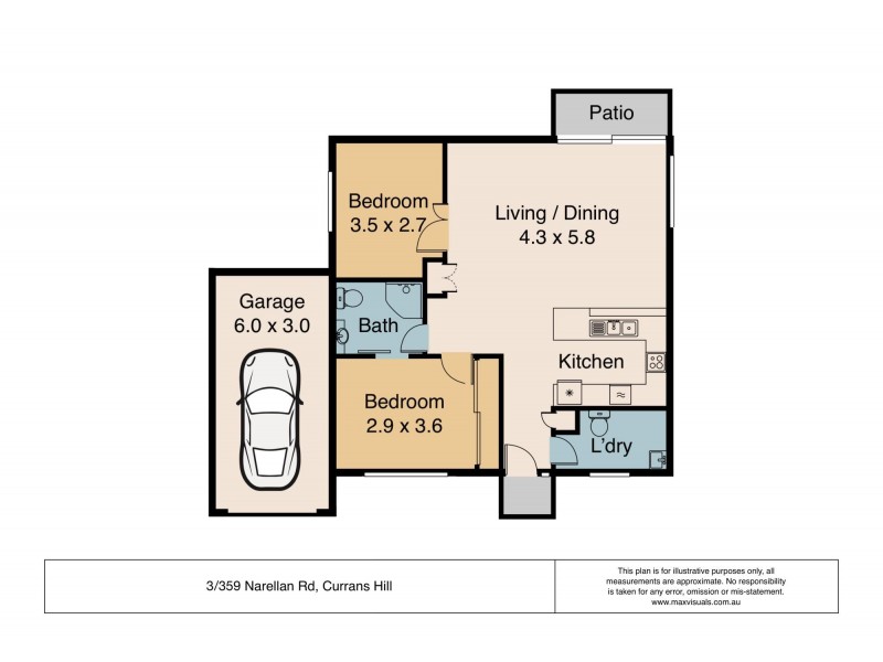 3/359 Narellan Road, Currans Hill NSW 2567 Floorplan