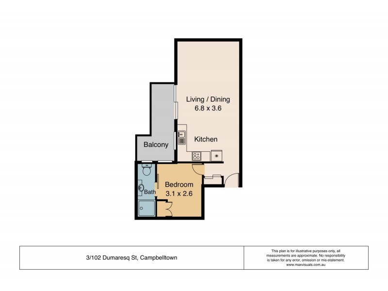 3/102 Dumaresq Street, Campbelltown NSW 2560