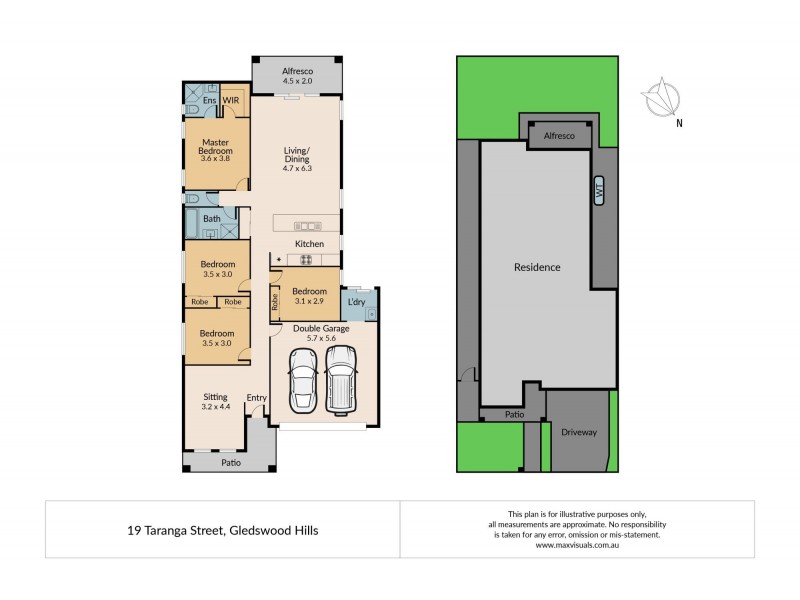 19 Taranga Street, Gledswood Hills NSW 2557 Floorplan