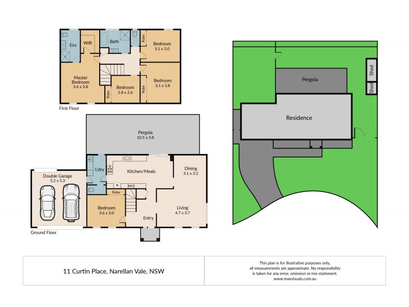 11 Curtin Place, Narellan Vale NSW 2567 Floorplan