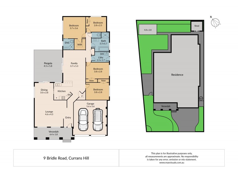 9 Bridle Road, Currans Hill NSW 2567 Floorplan