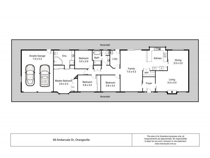 99 Ambervale Drive, Orangeville NSW 2570 Floorplan