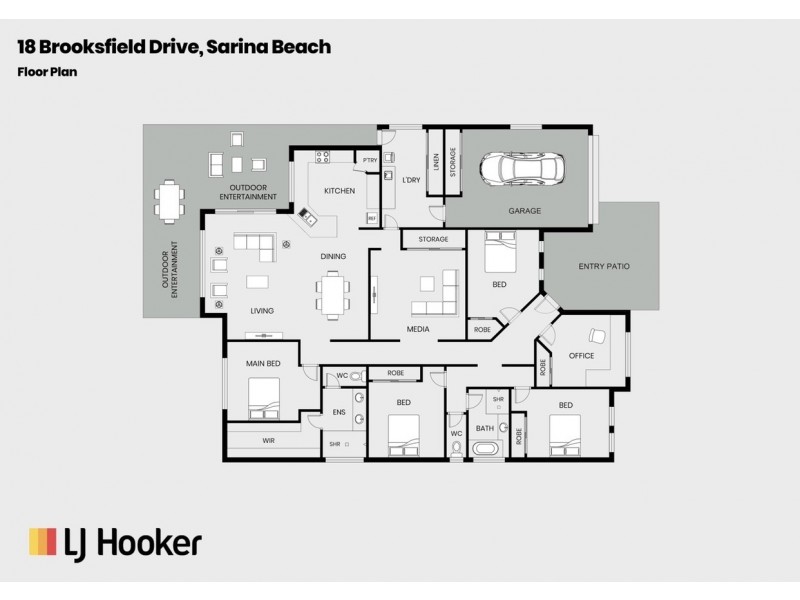 18 Brooksfield Drive, Sarina Beach QLD 4737 Floorplan