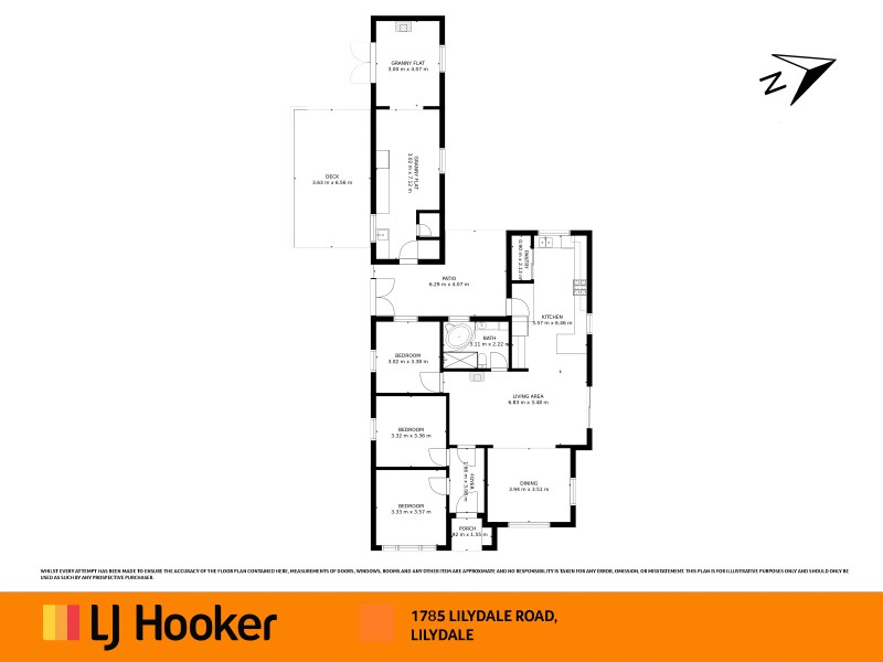 1785 Lilydale Road, Lilydale TAS 7268 Floorplan