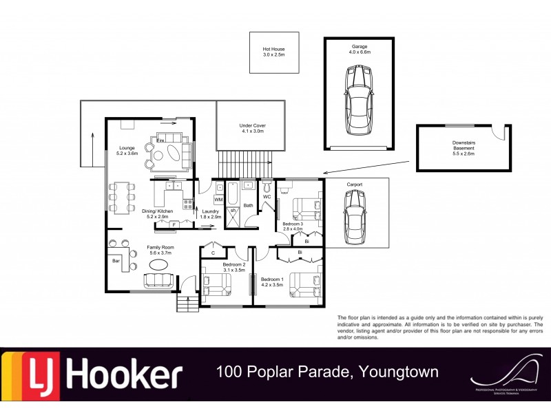 100 Poplar Parade, Youngtown TAS 7249 Floorplan