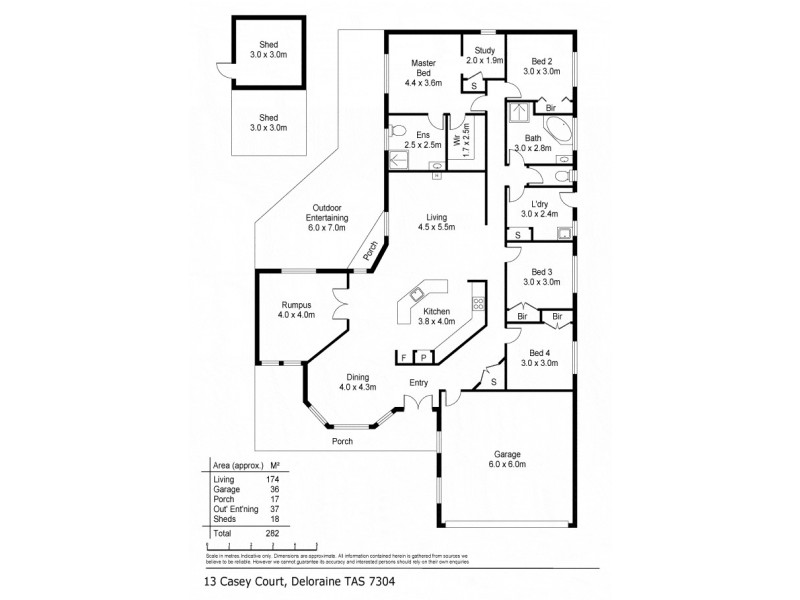 13 Casey Court, Deloraine TAS 7304 Floorplan