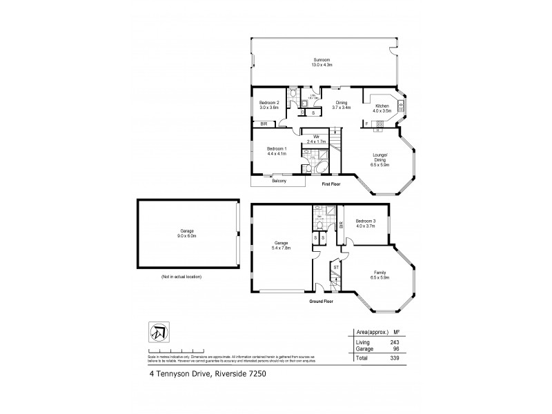 4 Tennyson Drive, Riverside TAS 7250 Floorplan