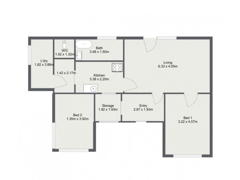 418 Pipers Brook Road, Lebrina TAS 7254 Floorplan