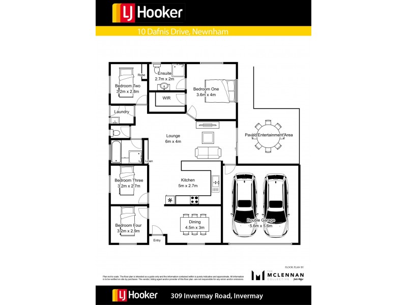 10 Dafnis Drive, Newnham TAS 7248 Floorplan