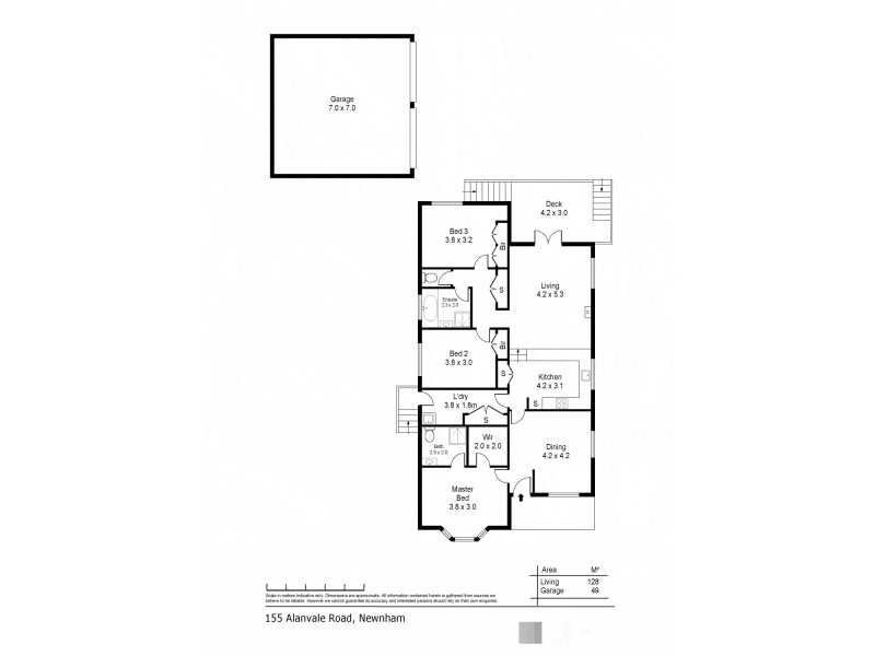 155 Alanvale Road, Newnham TAS 7248 Floorplan