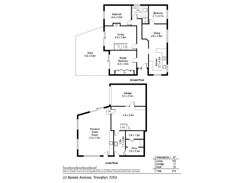22 Bowen Avenue, Trevallyn TAS 7250 Floorplan