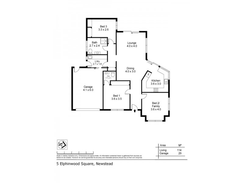5 Elphinwood Square, Newstead TAS 7250 Floorplan