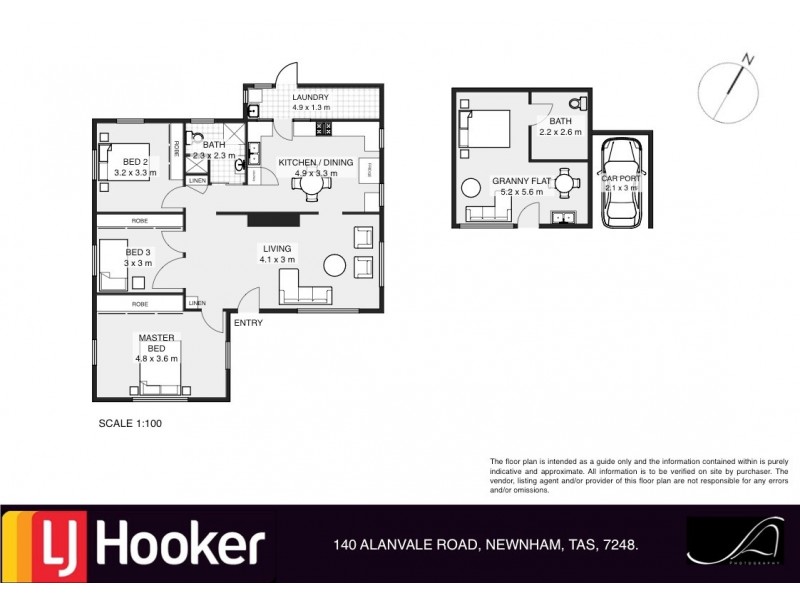 140 Alanvale Road, Newnham TAS 7248 Floorplan