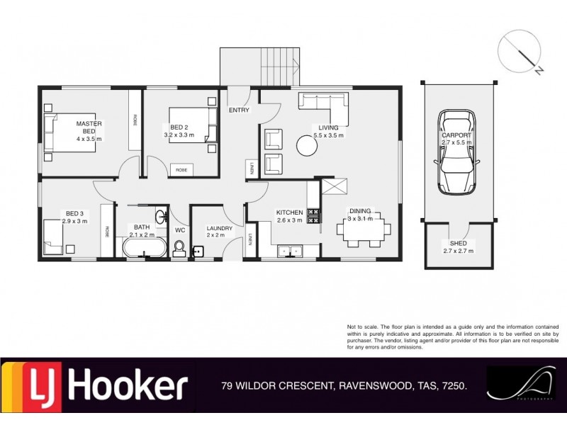 79 Wildor Crescent, Ravenswood TAS 7250 Floorplan