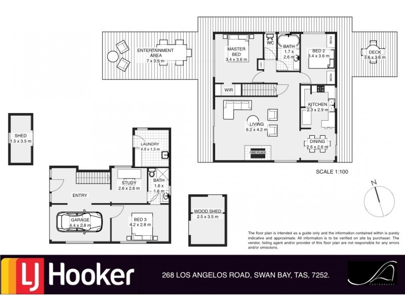 268 Los Angelos Road, Swan Bay TAS 7252 Floorplan