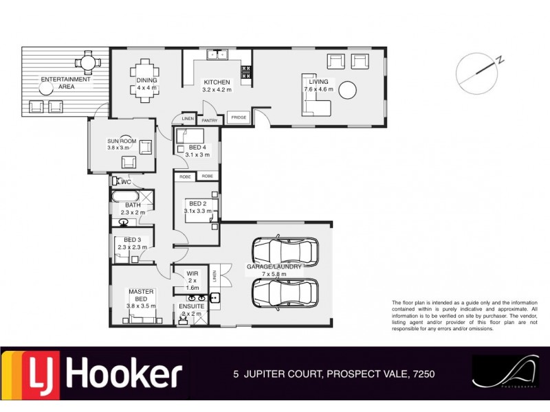 5 Jupiter Court, Prospect Vale TAS 7250 Floorplan