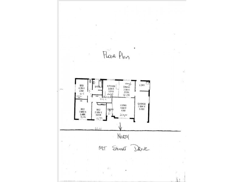 11 Mount Stuart Drive, Newnham TAS 7248 Floorplan
