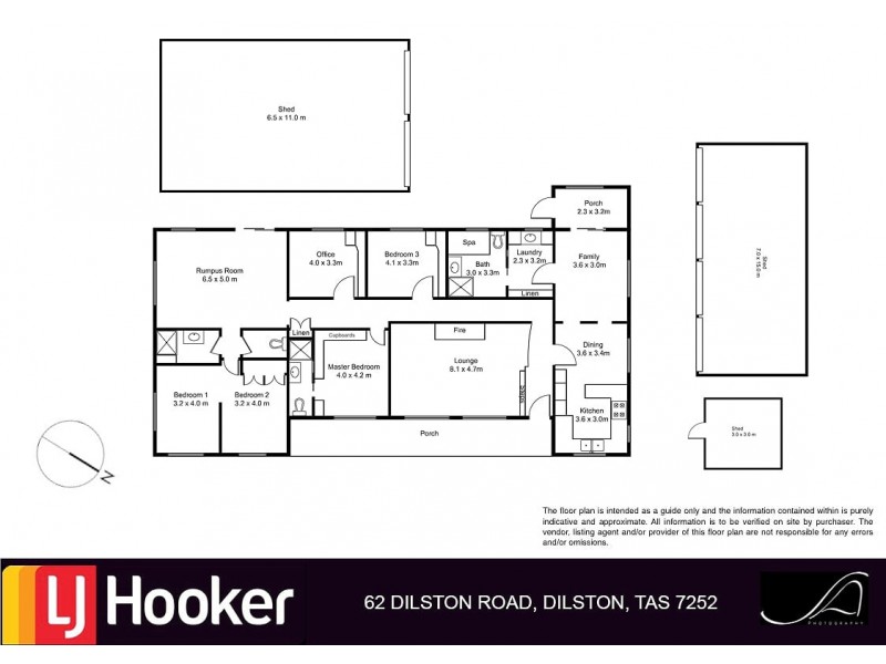62 Dilston Road, Dilston TAS 7252 Floorplan
