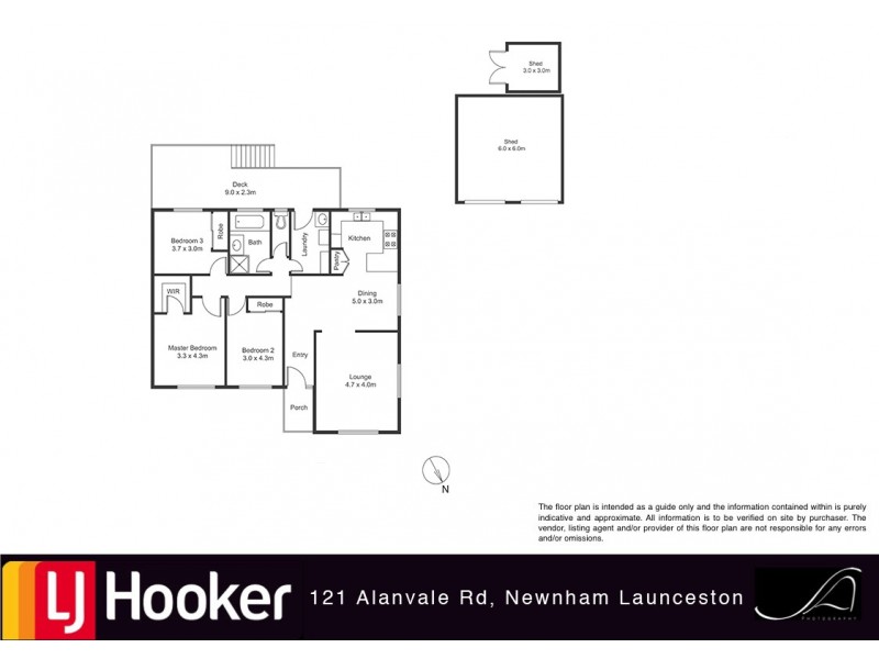 121 Alanvale Road, Newnham TAS 7248 Floorplan