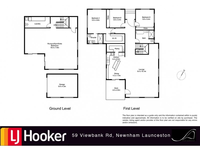 59 Viewbank Road, Newnham TAS 7248 Floorplan