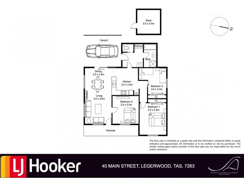 40 Main Road, Legerwood TAS 7263 Floorplan