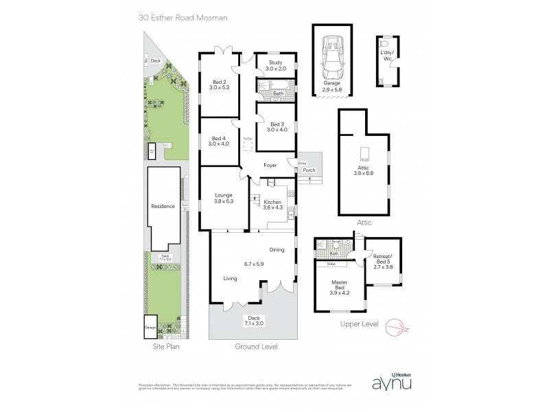 30 Esther Road, Mosman NSW 2088 Floorplan