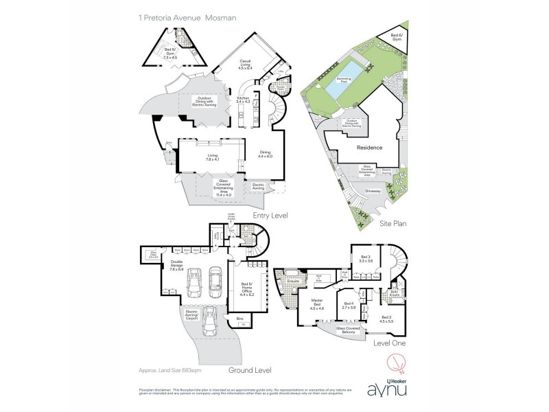 1 Pretoria Avenue, Mosman NSW 2088 Floorplan