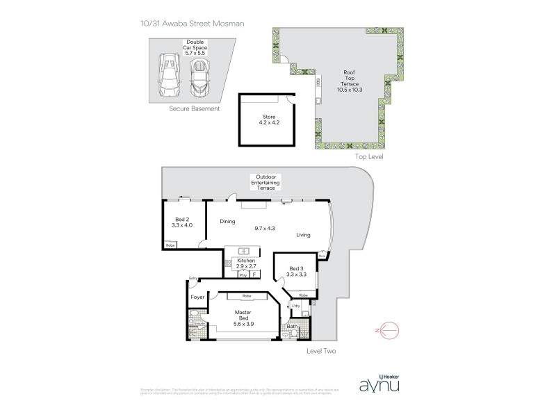 10/31 Awaba Street, Mosman NSW 2088 Floorplan