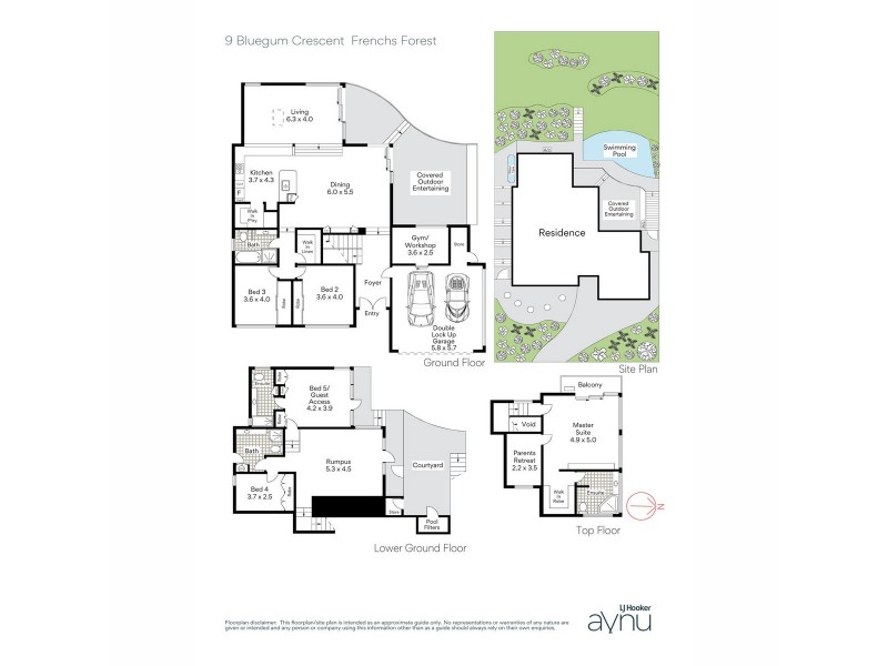 9 Bluegum Crescent, Frenchs Forest NSW 2086 Floorplan