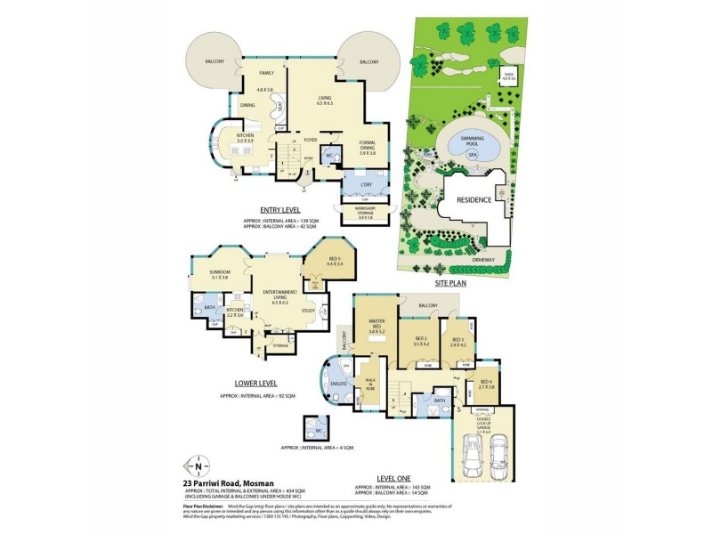 23 Parriwi Road, Mosman NSW 2088 Floorplan
