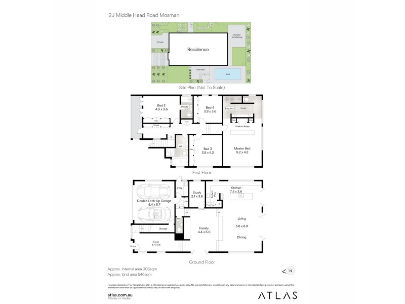 2J Middle Head Road, Mosman NSW 2088 Floorplan