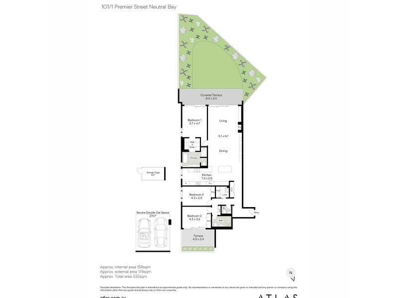 101/1 Premier Street, Neutral Bay NSW 2089 Floorplan