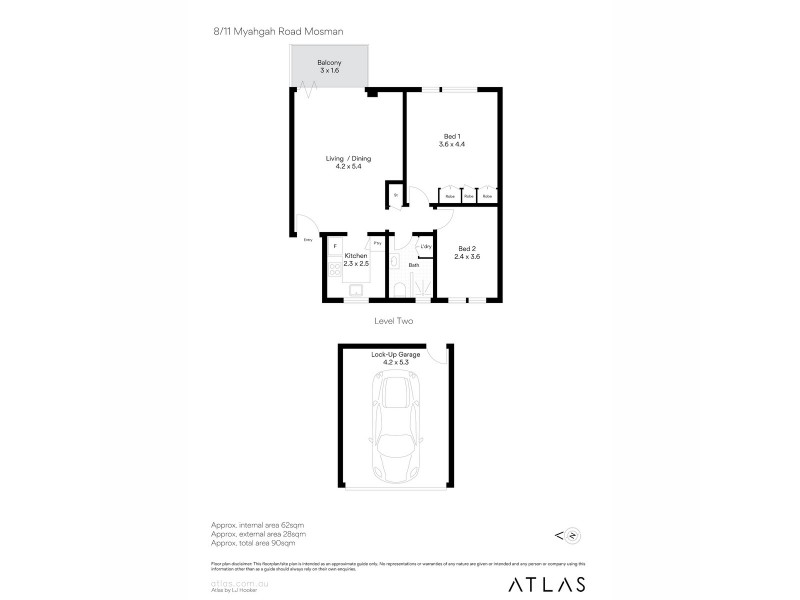 8/11 Myahgah Road, Mosman NSW 2088 Floorplan