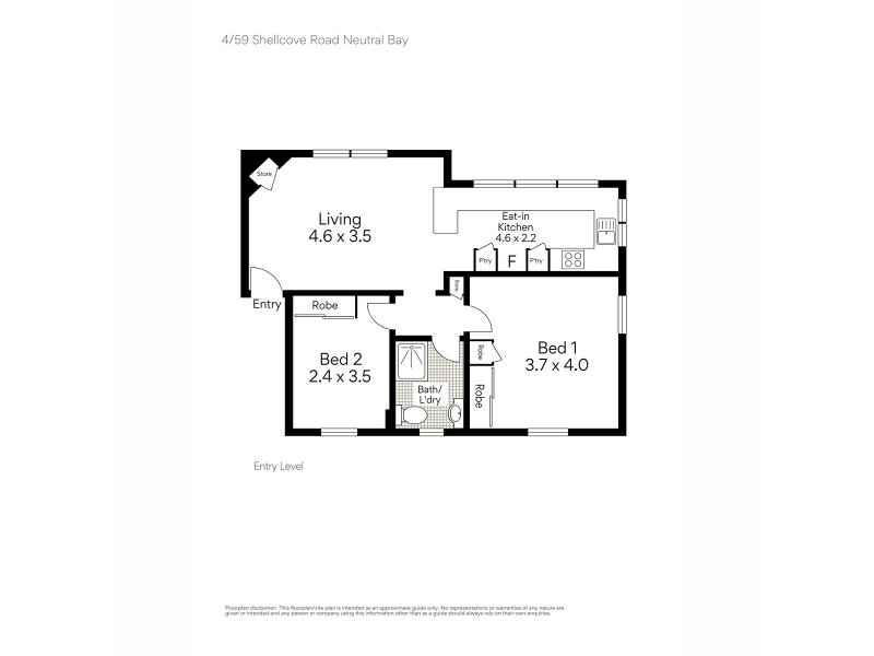 4/59 Shellcove Road, Neutral Bay NSW 2089 Floorplan