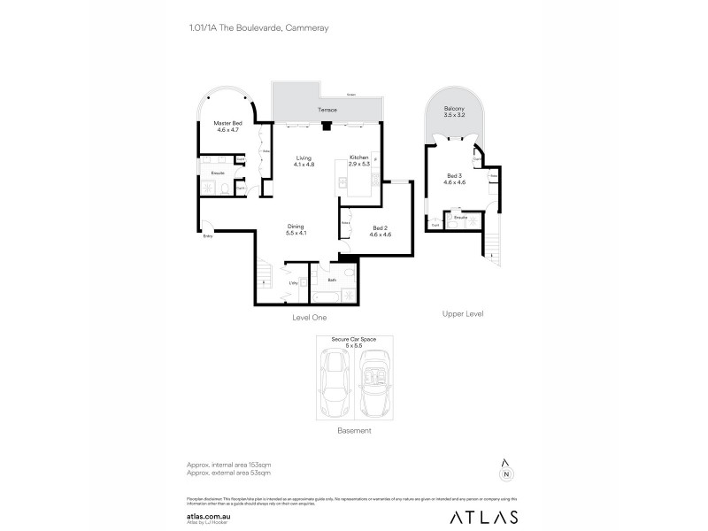 1.01/1 The Boulevarde, Cammeray NSW 2062 Floorplan