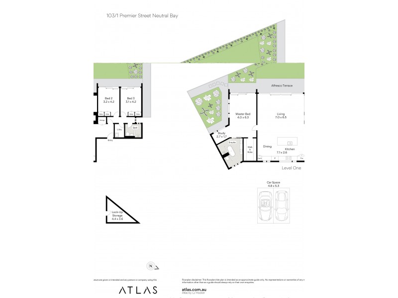 103/1 Premier Street, Neutral Bay NSW 2089 Floorplan