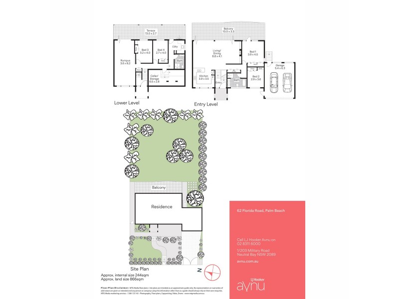 62 Florida Road, Palm Beach NSW 2108 Floorplan