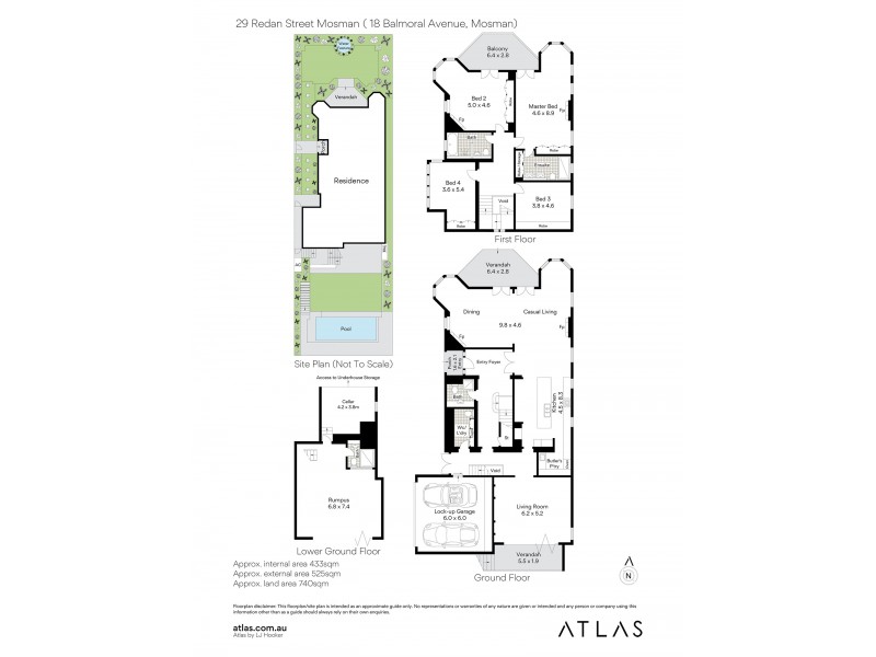 18 Balmoral Avenue, Mosman NSW 2088 Floorplan