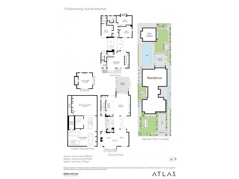 10 Burrawong Avenue, Mosman NSW 2088 Floorplan