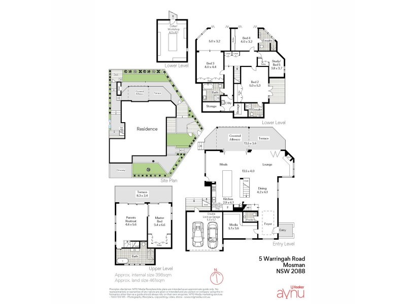 5 Warringah Road, Mosman NSW 2088 Floorplan
